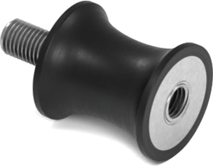 Rubbermagazijn - Tailledemper - Type B/F - 26/18x28mm - M8 - Set 10 stuks