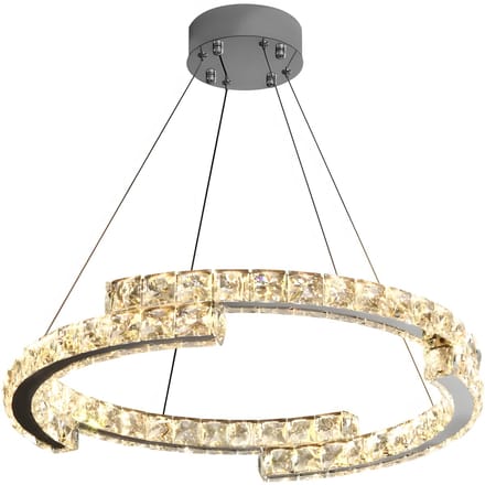 Toolight Led App1556-Cp Hanglamp Goud 57X57X45Cm