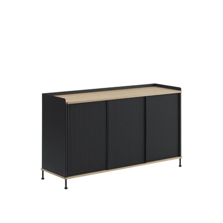 Muuto Enfold Sideboard - oak/anthracite - 148 x 45 cm