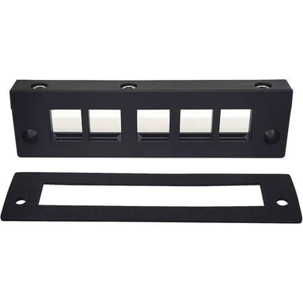 TRU COMPONENTS DVK-W5 Kabelinvoeringsplaat Klem-Ø (max.) 16 mm Polyamide Zwart 1 stuk(s)
