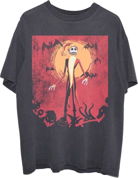 Disney The Nightmare Before Christmas - Jack Orange Sun Unisex T-shirt - M - Zwart