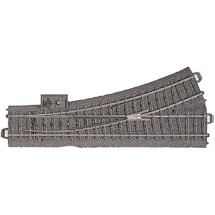 H0 Märklin C-rails (met ballastbed) 24611 Wissel, Links 188.3 mm 1 stuk(s)