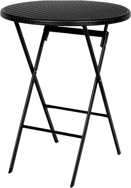 Klaptafel Tuin - Buffettafel Balkon - Feestelijke Bijeenkomsten - Compact Inklapbaar - 120 x 74 cm - Houtdecor