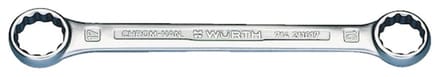 Wurth - Dubbele ringsleutel - Metrische dubbele ringsleutel met POWERDRIV® Sleutelwijdte 10 x
