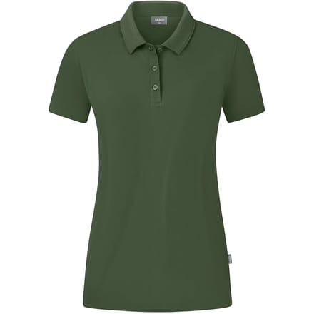 Jako Organic Polo Stretch Dames - Olijf | Maat: 36