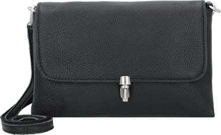 FREDsBRUDER Leren Schoudertas Sha Na Na Shoulderbag Black Zwart