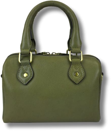 Leren Schoudertas Dames – Olijfgroen – Claire – Echt Rundleer – Compact & Stijlvol – Just Lioné