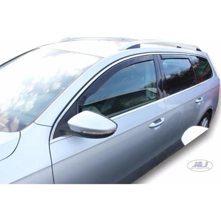 Heko Lucht-/Regendeflectoren Voor Volkswagen Passat B6 B7 2005-2015 Stationwagen 4 stuks, Aerodynamisch, Eenvoudige Montage