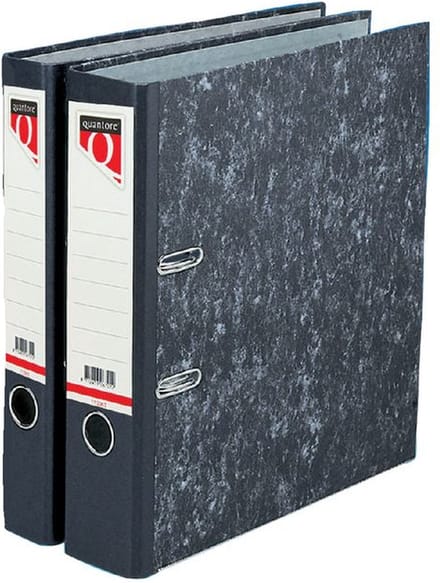 Ordner quantore a4 80mm karton gewolkt | 20 stuks