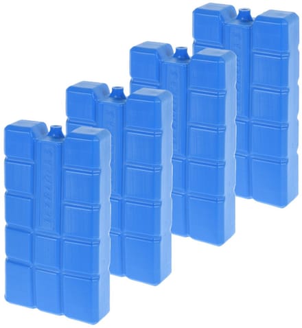 4x Blauwe koelelementen 750 gram - Koelelementen - Koelblokken