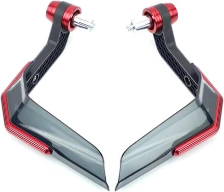 Motorfiets Handkappen - Valbescherming Handgrepen - Bescherming Motor - Aluminiumlegering - 22MM - Rood