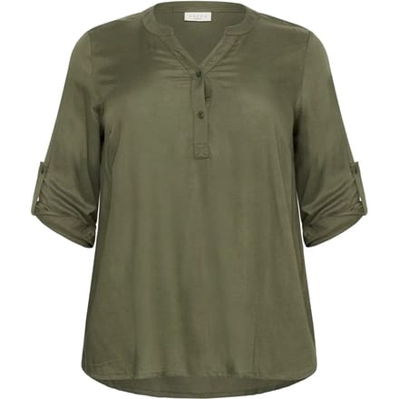 Damesblouse met lange mouwen KAFFE Curve Sida