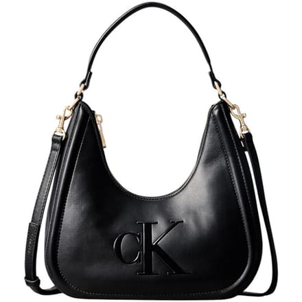 Handtas Calvin Klein Jeans BOLD CK SMALL CRESCENT BAG