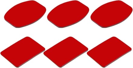 3M zelfklevende Stickers voor GoPro Hero 6 / 5 / 4 / 3+ / 3 / 2 / 1
