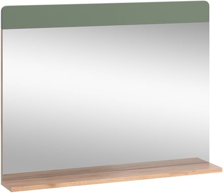 Vicco Izan Badkamerspiegel – 80.1 x 62 cm met Aböage Groen/gouden eik
