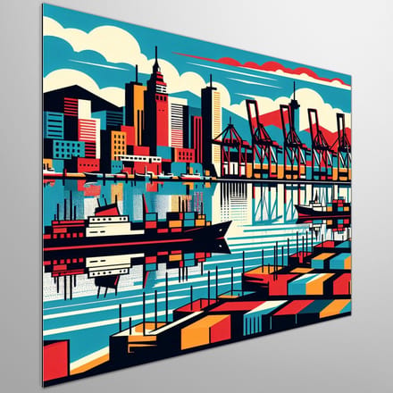 Kunstprint | Wanddecoratie | Dibond | 30 × 30 cm