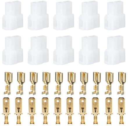 T-Type 2 Pin Plug Male Female Socket Connector en Terminals Kit voor Diverse Auto's en Apparatuur