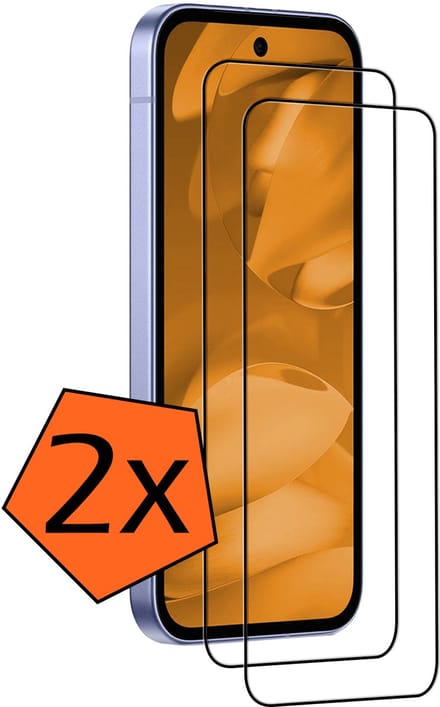 Screenprotector - 2 Stuks - Geschikt voor Google Pixel 9a - Full Cover - Gehard Glas - Beschermglas - Tempered Glass - Screen Protector