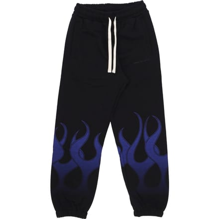 Lichtgewicht heren trainingsbroek Flames Pants Zwart/blauw