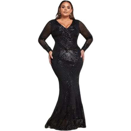 Strakke damesjurk Goddiva Starburst Sequin