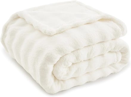 Groot formaat fleece bankovertrek 150 x 200 cm - ultrazacht, cocooning en warm