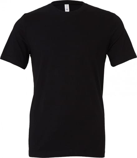 Bella+Canvas Unisex Jersey Short Sleeve Tee CV3001 - Black - XXL