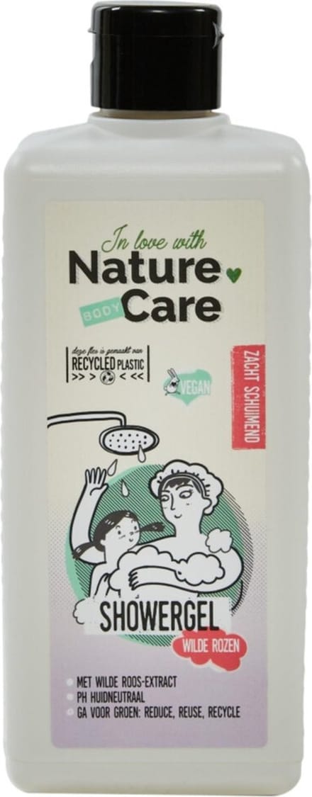 Nature Care Douchegel Wilde Rozen - 500 ml