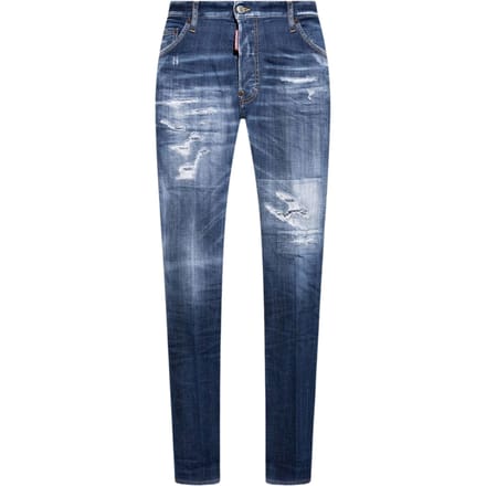 Dsquared2 Cool Guy Jeans Destroyed Worn Denim Blauwe Jeans