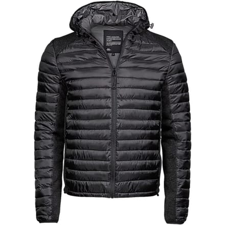 Tee Jays - Men´s Hooded Outdoor Crossover Jacket - Black - M