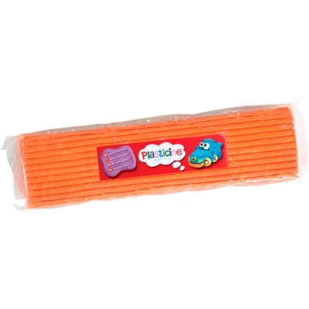 Plasticine boetseerklei blok - Oranje