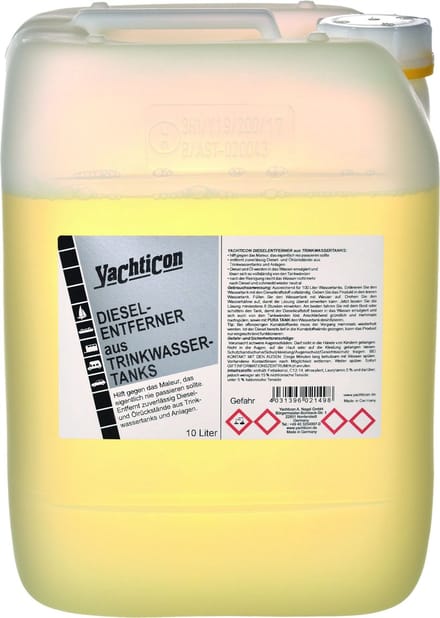 Yachticon Diesel verwijderaar uit drinkwatertanks - 10l