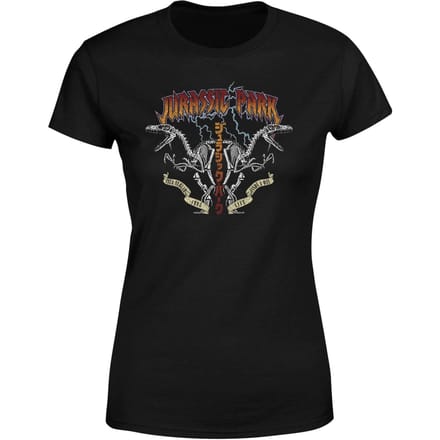Jurassic Park Raptor Twinz Women's T-Shirt - Zwart - S