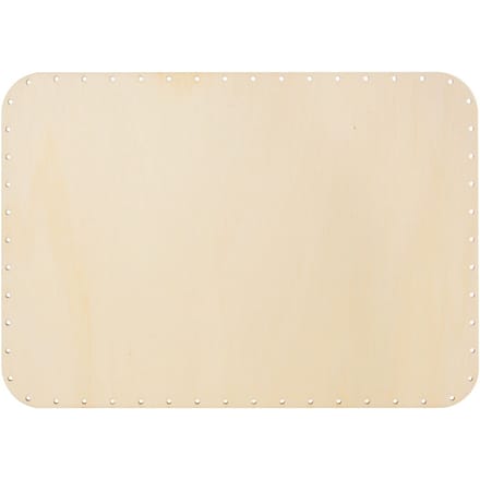 VBS Rotan mand bodem "Rechthoek", 4 mm, 24 x 34 cm