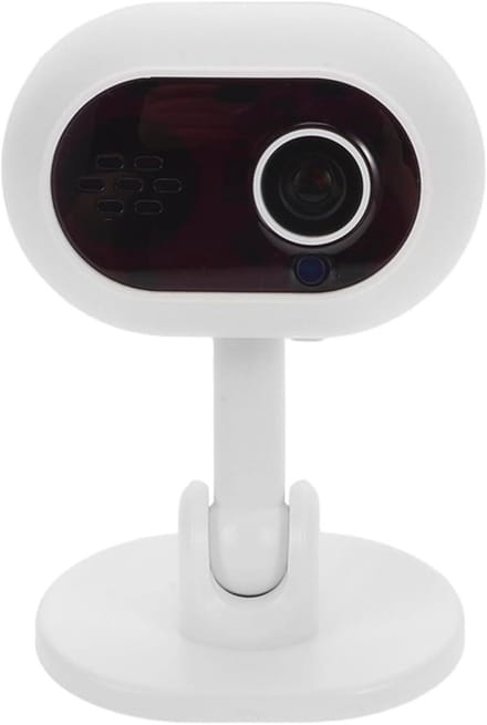 Draaibare Binnen Camera - Bewakingscamera Huisdier Camera - Thuisbeveiliging Monitoren - 360 Graden Dekking - 60 Gram - Wit