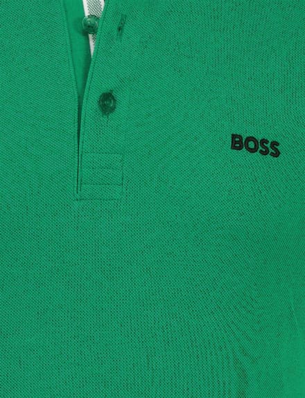 Korte mouw polo BOSS Green Paddy groen regular fit