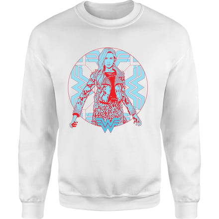 Wonder Woman Core The Cheetah Sweatshirt - Wit - M