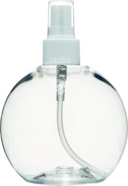 Lege Plastic Bol 250 ml transparant - met witte verstuiverdop - set van 5 stuks - leeg - navulbaar