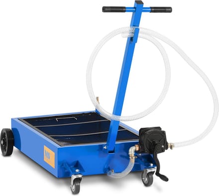 MSW Mobiel Olie verzameltank - 55 L - Handpomp 10061589