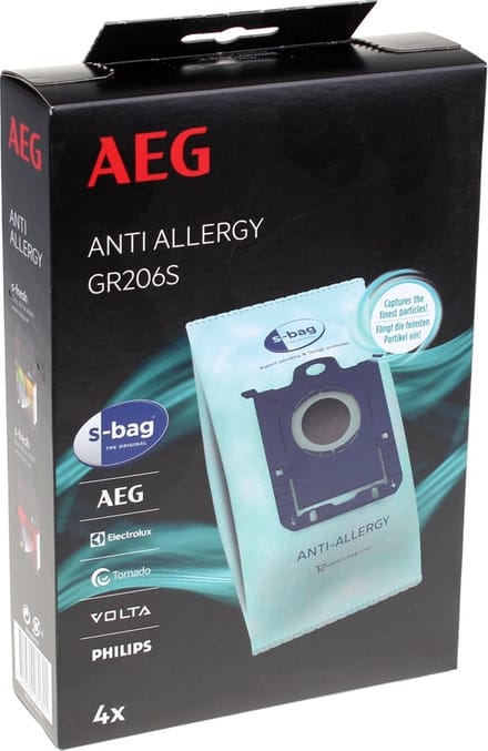 AEG - STOFZUIGERZAK - GR206S - ANTI-ALLERGIE -4ST - 9001684761