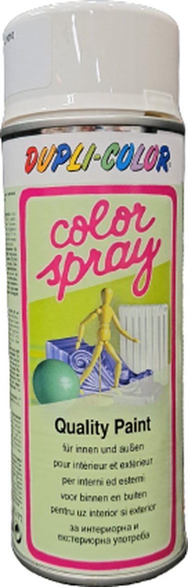 Dupli-Color Spuitbus - Ral 9010 Hoogglans Wit - 400 ml