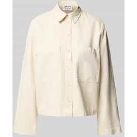 Overhemdblouse met knoopsluiting