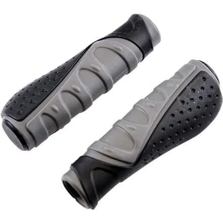 Paar ergonomische handgrepen met pluggen Clarks Cycle Systems