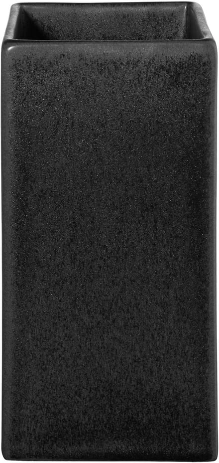 ASA Selection Vaas Black Iron, decoratieve vaas, aardewerk, matzwart, 21 cm, 4606174