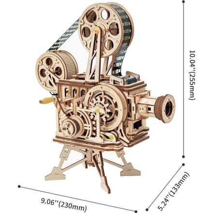 ROBOTIME ROKR Vitascope Filmprojector 3D Houten Puzzel LK601