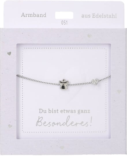 Depesche armband zilver met engel - modern sieraad cadeau.