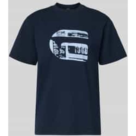 Regular fit T-shirt met logoprint Model 'icon'