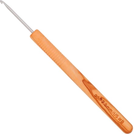 addi Haaknaald met olijfhouten handvat - 4 mm