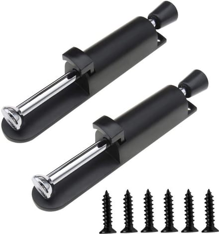 Allecto - Zwarte Deurstoppers - Kick Down Deurstoppers - Heavy Duty