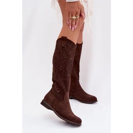 Aria Boho Boots - Donkerbruin / 38