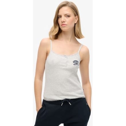 Superdry - Essential camitopje met knoopsluiting - Dames - Vesten